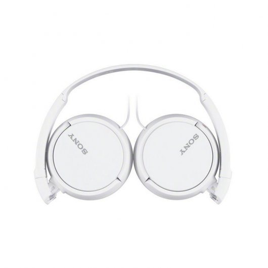 Sony MDR-ZX110APW Auriculares de Diadema con Micrófono, Blanco